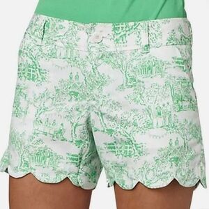 ☘️ Lilly Pulitzer Spring Fever Toile Buttercup Shorts